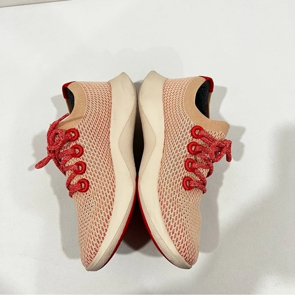 Allbirds Tree Dasher Size 8 Men's Shoes Orange Heathered Slip-On Lightweight